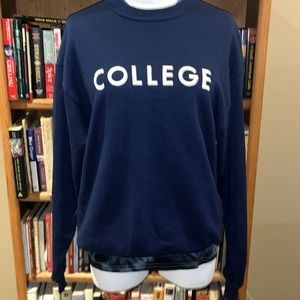 College “animal house” sweatshirt